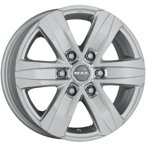 Mak Wheels – STONE6 – Silver – 18″x8″ 15mm – All weather Wheels – F80806TSI15VH2X